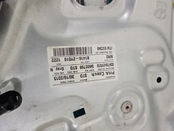Elevador de vidro traseiro esquerdo Hyundai IX35 09-13 OEM 81410-2Y010 image 4