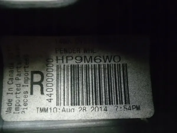 Oikea etulokasuoja Jeep Grand Cherokee WK2 OEM image 7