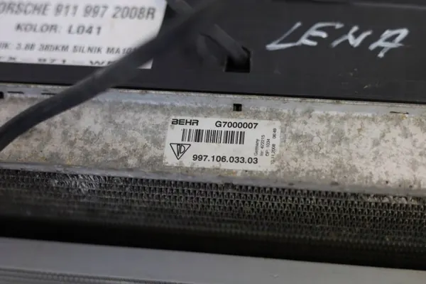 Porsche 911 997 Linker Radiatorventilator OEM 99710603303 image 6