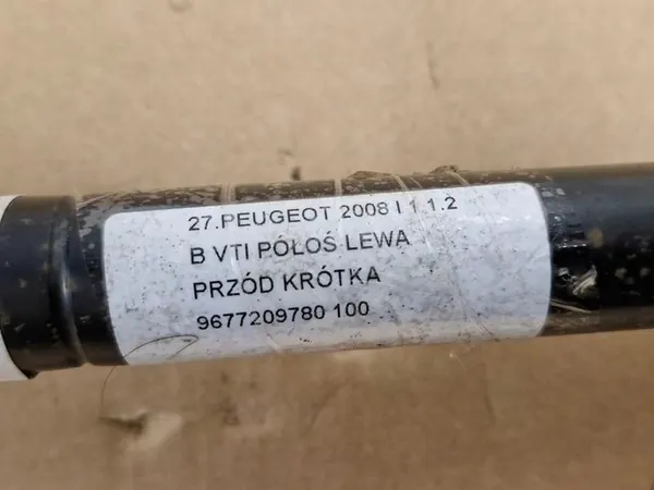 Peugeot 2008 I 2018 Arbre de transmission avant gauche image 4