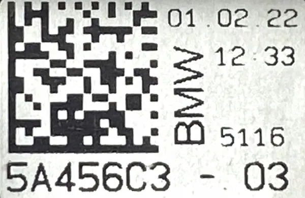 Rétroviseur intérieur OEM 5A456C3 pour BMW image 5