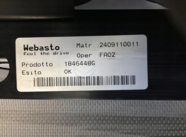 DAF kattoluukun rulla OEM 1846448 - Käytetty image 3