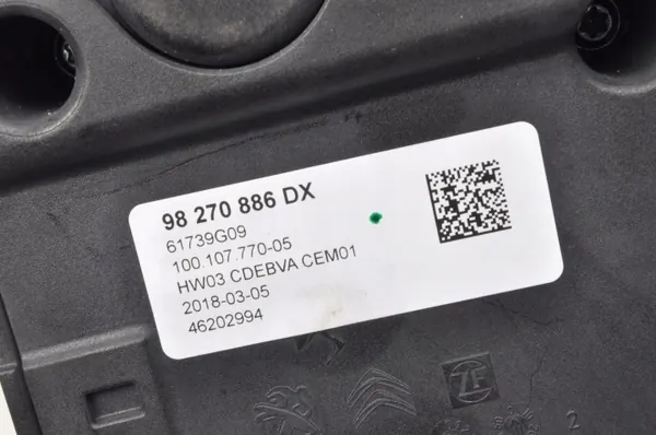Levier de vitesse Peugeot 3008 II OEM 98270886DX image 8
