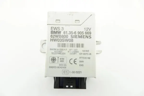 Module EWS OEM 6905669 pour BMW E39 3.0D 2000 image 4