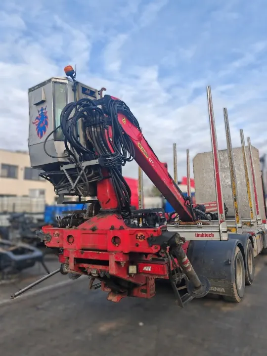 Guindaste HDS Palfinger M110L80 para Carga Madeira image 3