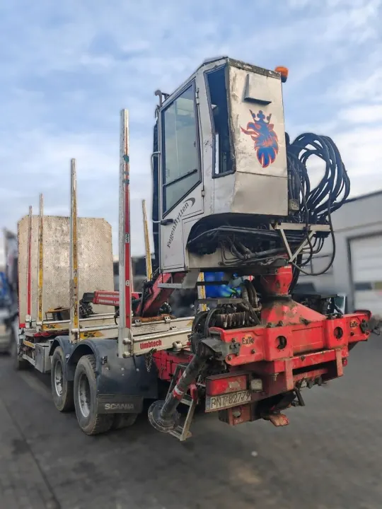 Guindaste HDS Palfinger M110L80 para Carga Madeira image 4