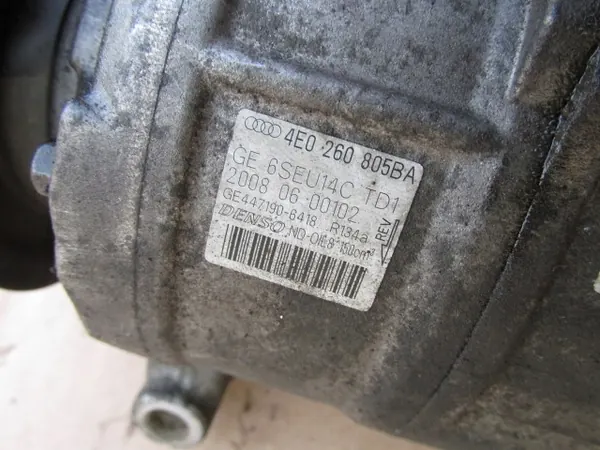 Compressore aria condizionata Audi A8 D3 3.0 TDI 4E0260805BA image 6
