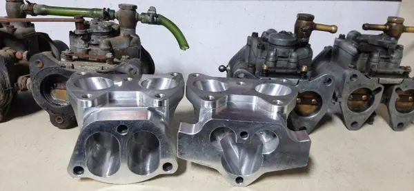 Solex 32 Carburateur & Reducer voor Fiat 126p image 3