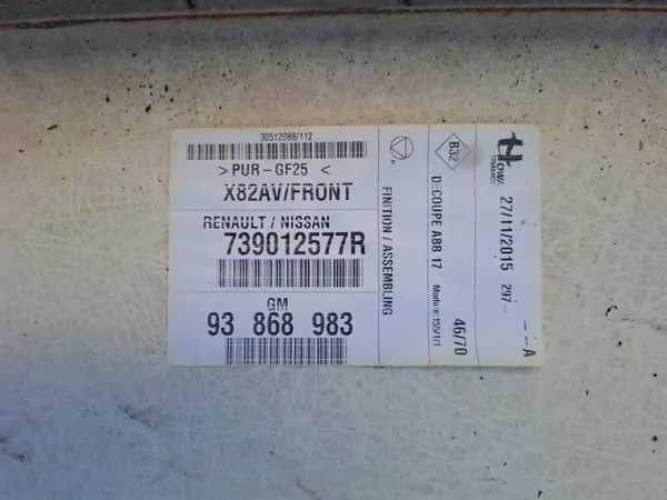 OEM 739012577R Front-Dachkonsole für Trafic III image 3
