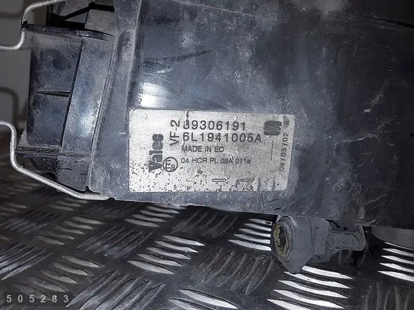 Farol dianteiro Seat Ibiza 2002 6l1941005a image 6
