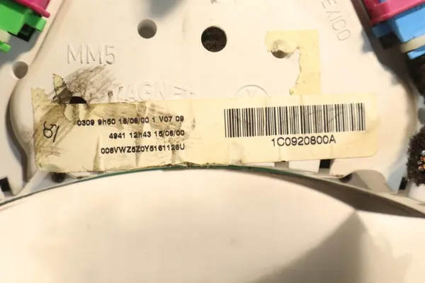 VW New Beetle 1.9 Mittaristo OEM 1C0920800A image 7