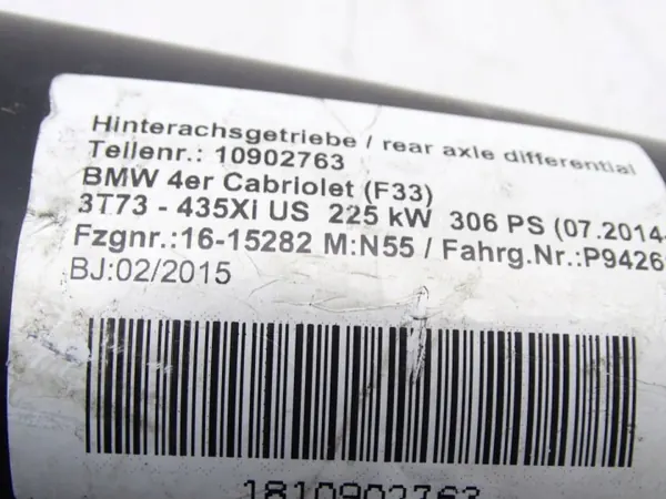BMW OEM 6868660 Takaiskunvaimennin 4-sarja F33 Cabriole image 6