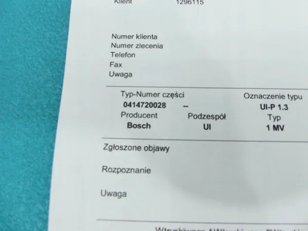 OEM 0414720028 testad spolarpump för 1.9 TDI image 3