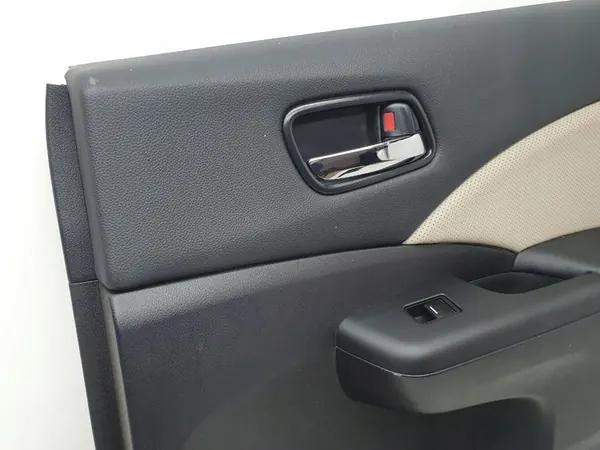 Painel de Porta Traseira Direito Honda CR-V IV Couro Bege OEM image 3