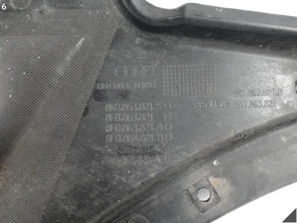 AUDI A5 A4 Motorhuv Front 2011-2016 OEM 8K1863821H image 7