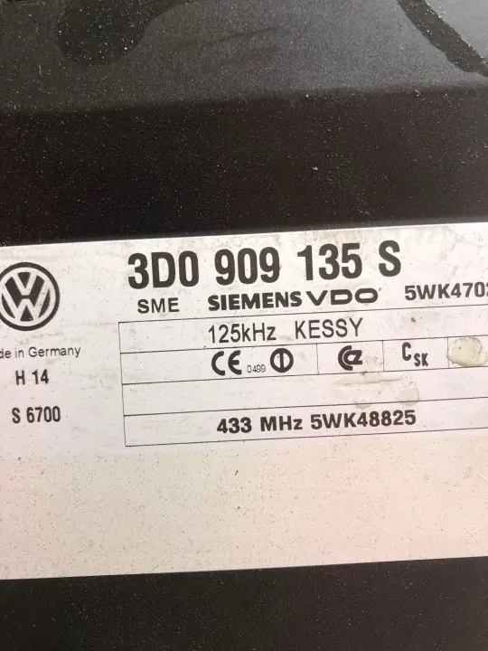 Module Keyless OEM 3D0909135S pour VW Touareg I image 4