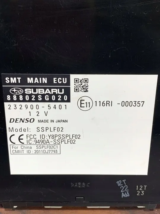 Regelunit Subaru Forester SJ 2016 OEM 88802SG020 image 4