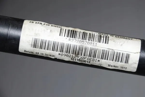 BMW Polttoainesäiliön Putki OEM 7205700 5-sarja F10 image 5