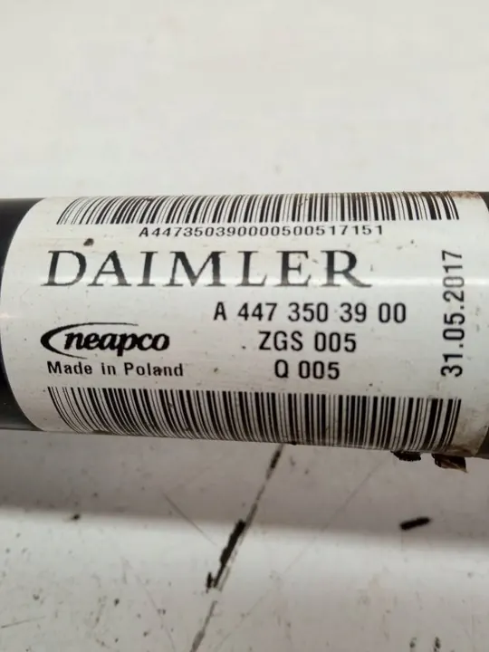 Eixo traseiro direito 2.2 CDI W447 Mercedes-Benz Vito III image 2