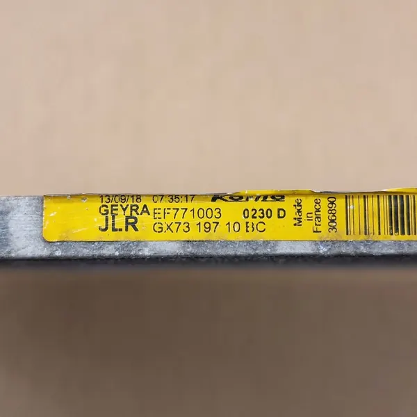 Ilmastointikondensaattori Jaguar E-PACE X761 XE X760 XF II X260 image 3