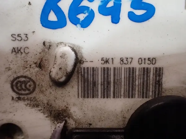 VW GOLF VII KOMBI 12-17 VORDERES LINKES SCHLOSS 5K1837015D 7 PIN image 7