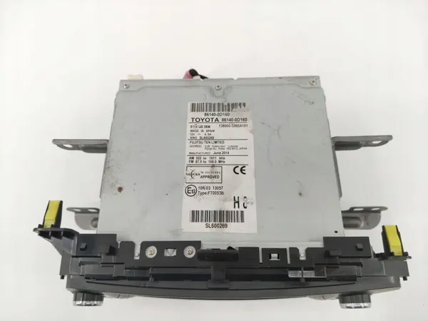 Toyota Yaris OEM 861400D160 Radio-Näyttö Navigaatiolla image 6