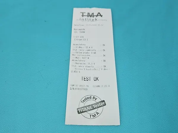 Motor de arranque Citroen C3 I 1.1 8V M002T13081 image 6