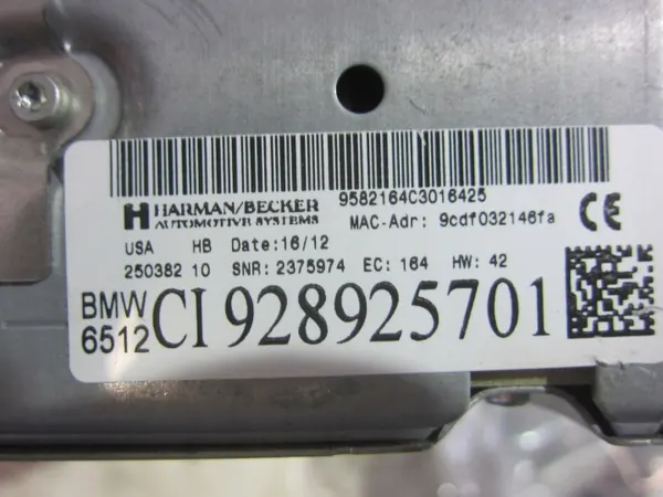 Module lecteur navigation OEM 9289257 pour BMW X3 F25 image 7