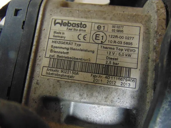 Aquecedor Webasto OEM 1K0815005MC para VW image 8