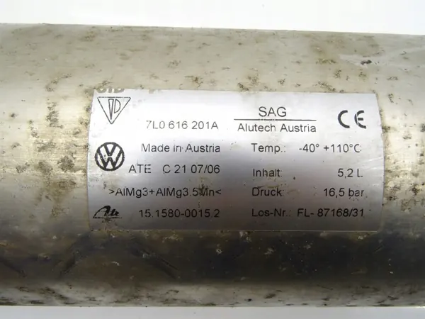 Ilmajousitus säiliö OEM 7L0616201A Audi Q7 image 5