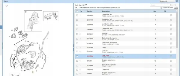 VOLVO XC60 Rechte Vordertürschloss 08- image 7