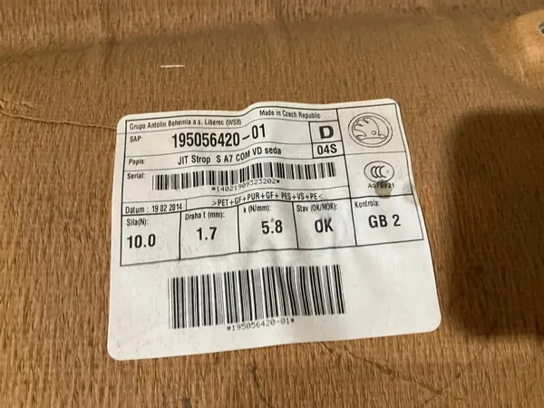 Techo Skoda Octavia 3 OEM 5E9867501N image 9