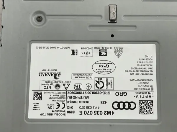 Module de commande central AUDI E-Tron OEM 4M2035070E image 6