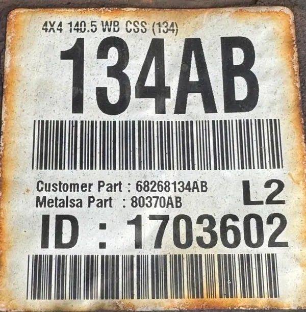 Longeron avant Dodge RAM 1500 OEM 68268134AB image 3