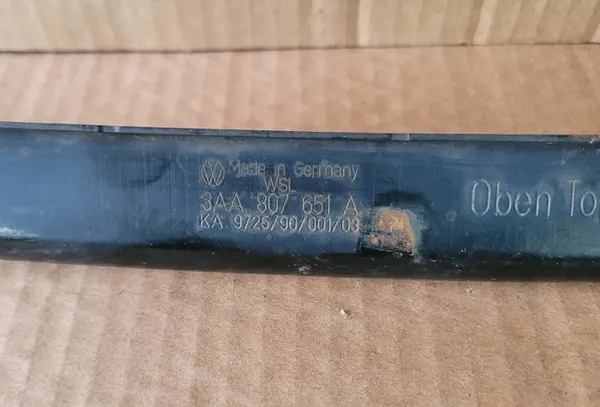VW Passat B7 2010-2014 Alapuskuri 3AA807651A image 2