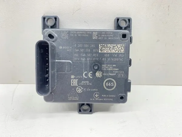 OEM 5WA907550 radarsensor för VW Audi Seat Skoda image 4