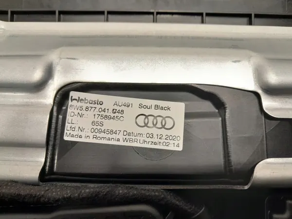 Toit Ouvrant Audi A4 B9 Complet OEM 8W5877255 image 7