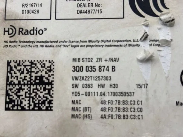 OEM 3Q0035874B Navigationsleser für VW Passat B8 image 7