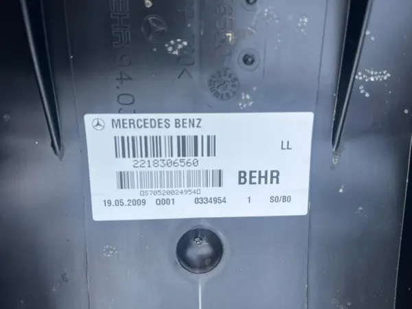 Unidad de calefacción OEM 2218306560 para W221 W216 image 5