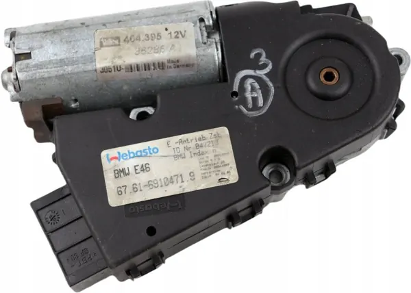 BMW E46 schuifdakmotor OEM 69104719 - Gebruikt image 2