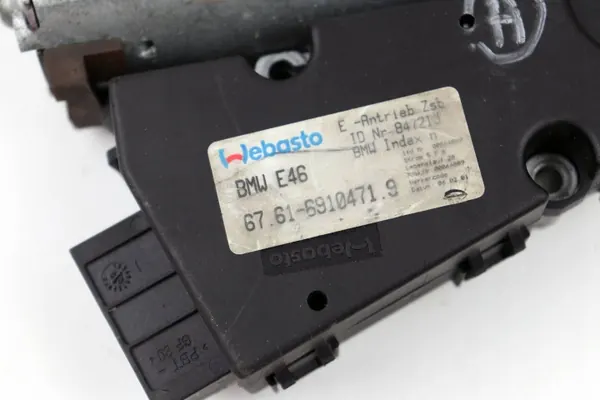 BMW E46 schuifdakmotor OEM 69104719 - Gebruikt image 3