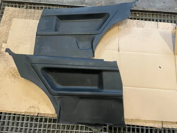 Taka käsinoja vasen oikea BMW E36 Coupé musta nahka image 2