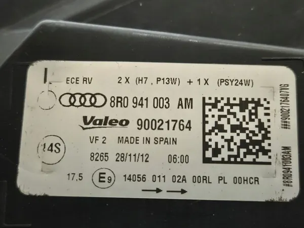 AUDI Q5 I LIFT FARO DELANTERO IZQUIERDO EUROPA 8R0941003AM image 10
