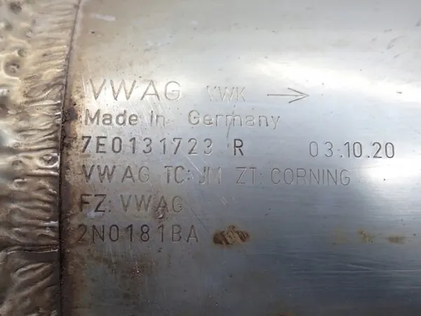 Filtre DPF d'occasion 7E0131700A pour VW Transporter T6 image 6