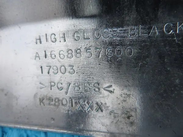 MERCEDES ML W166 Listello paraurti posteriore cromato image 5