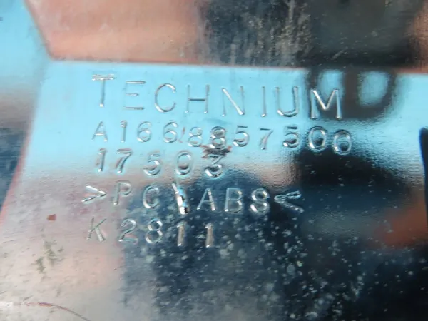 MERCEDES ML W166 Listello paraurti posteriore cromato image 7