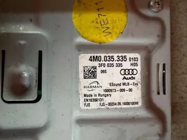 Förstärkare Audi Q7 4M OEM 4M0035335 - Begagnad image 5