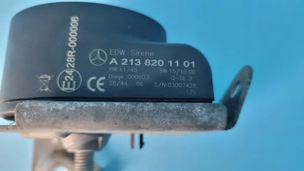 Sirène d'alarme Mercedes EQA 250 OEM A2138201101 image 6