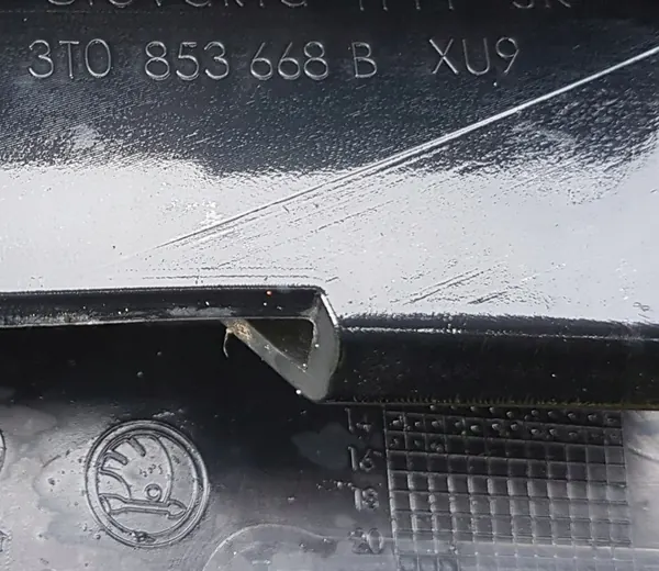 Front Bumper Grill SKODA SUPERB II LIFT 3T0853668B image 4