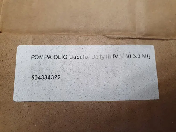 Iveco OE 504334322S1 oljepumpa image 2